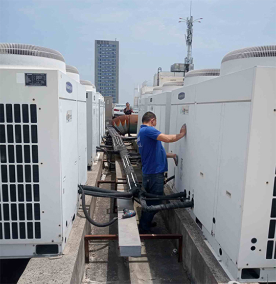 白山中央空调制热和不制冷系统维修方法